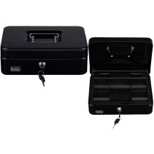 Metalletui für Geld und Dokumente, 25 x 8,5 x 18 cm, Black + Decker