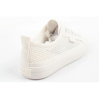 4. Lee Cooper Damen-Sneaker, durchbrochenes Muster, weiß, bequem, Sommerschuhe