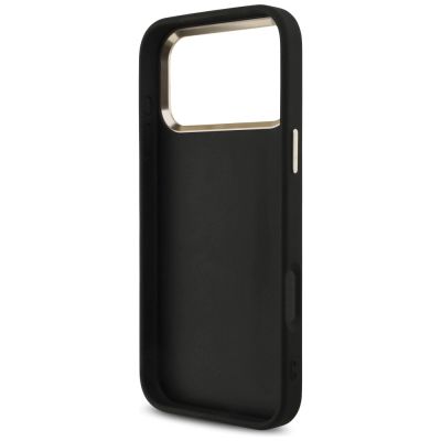 7. Guess 4G Big 4G Classic Logo Hülle für iPhone 17 Pro Max / 18 Pro Max – Schwarz und Gold
