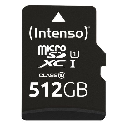 Intenso microSD 512 GB UHS-I Perf CL10 | Leistungsklasse 10