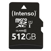 Intenso microSD 512 GB UHS-I Perf CL10 | Leistungsklasse 10
