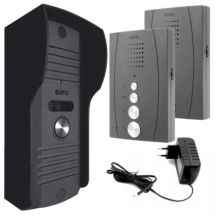INTERCOM „EURA“ ADP-51A3 „DIFESA“ – 1-Familie, 2 Uniphone, Gegensprechanlage, Graphit