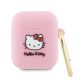 Hello Kitty Silikon 3D Kitty Head Hülle für AirPods 1/2 – Rosa