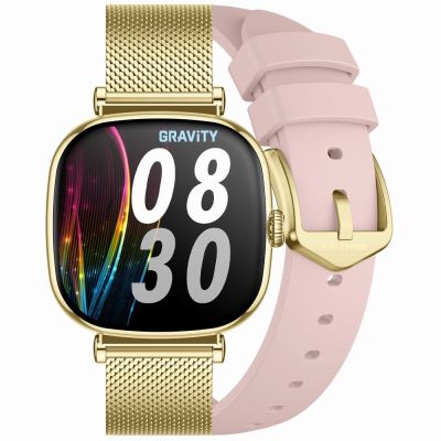 Smartwatch Gravity Gold Armband + Armband GT32-1