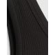 6. Schmal geschnittenes Damen-Rippstricktop 4F 4FRSS26TSLEF337-20S