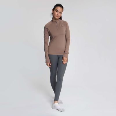 2. Rogelli ESSENTIAL mokkafarbenes Laufshirt Größe
