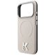 6. Karl Lagerfeld MagSafe Hülle mit geprägtem Ringmuster und Kameo-Logo für iPhone 18 Pro / 17 Pro – Beige