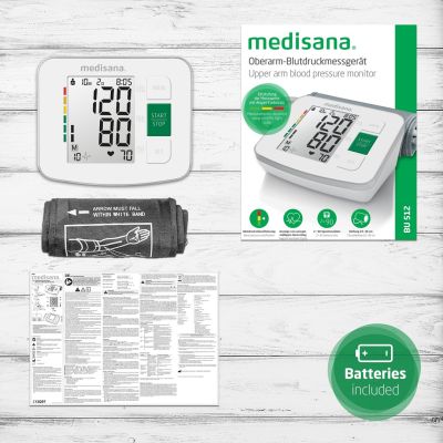 20. Medisana BU 512 Oberarm-Blutdruckmessgerät