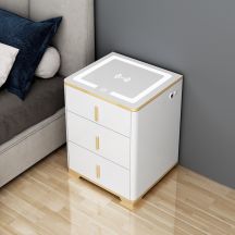 Extralink LOCKSTAR ELEKTRONISCHER SAFE, NACHTTISCH MIT INDUKTIVER LADEFUNKTION