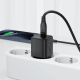 10. Acefast A117 GaN PD 20W USB-C Wandladegerät - Schwarz