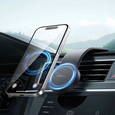 9. Baseus PrimeTrip CO2-Autohalterung für das Armaturenbrett, selbstklebend – schwarz