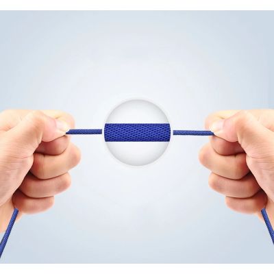 14. Baseus Yiven USB / Lightning Ladekabel Datenkabel Textilkabel Gewebekabel 1,8M schwarz (CALYW-A01)