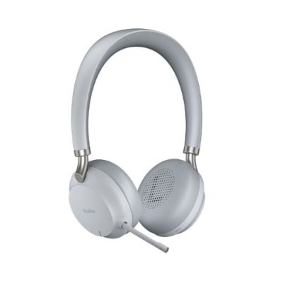2. Yealink BH72 Kabelgebundener und kabelloser Kopfbügel-Kopfhörer/Musik USB Typ-A Bluetooth-Ladestation Hellgrau (1208615)
