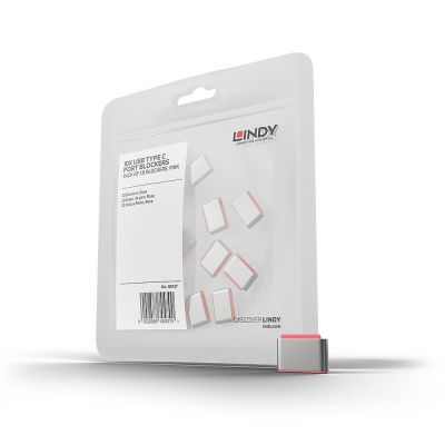 2. Lindy 40437 USB Typ-C Port Blocker Pink 10 Stück.