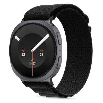 2. Tech-Protect Nylon Pro Armband für Samsung Galaxy Watch 40/44/46 mm – Schwarz