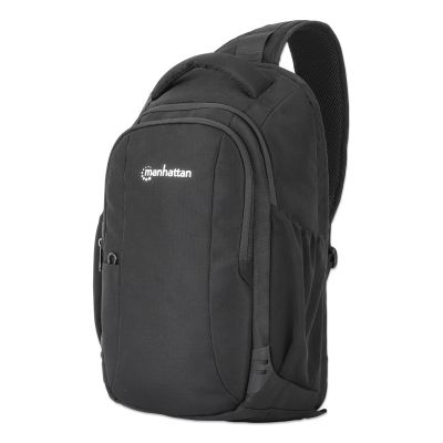 2. Manhattan Amsterdam Rucksack, Schwarz, Polyester