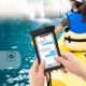 2. Wasserdichtes Tech-Protect-Gehäuse UWC9, wasserdicht für Geräte bis 8,9 Zoll – Schwarz und Orange