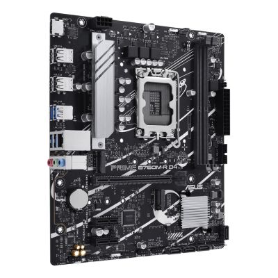 3. ASUS PRIME B760M-R D4 Intel B760 LGA 1700 Micro-ATX