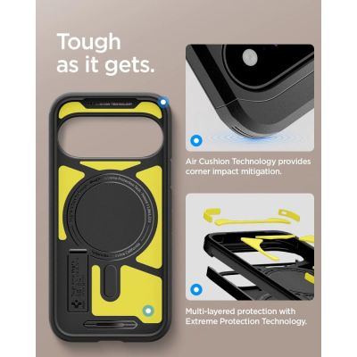 11. Spigen Tough Armor Mag MagSafe Hülle für Google Pixel 11 - Schwarz