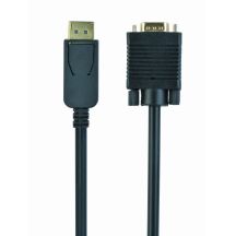 GEMBIRD CCP-DPM-VGAM-6 Kabel (D-Sub (VGA) M - DisplayPort M; 1,8 m; schwarz)