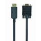 GEMBIRD CCP-DPM-VGAM-6 Kabel (D-Sub (VGA) M - DisplayPort M; 1,8 m; schwarz)