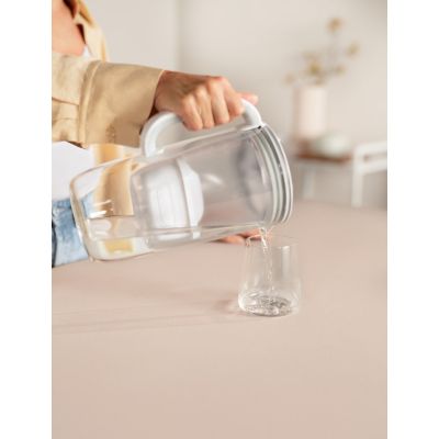 4. Brita Glass+1 Maxtra Pro PP Filterkanne (Grau)