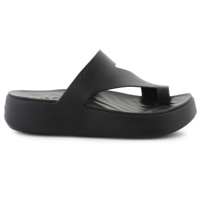 6. Crocs Getaway Platform Toe Loop W 210834-001 Flip-Flops