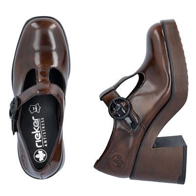 6. Braune Damen-High-Heel-Schuhe Rieker 58053-25