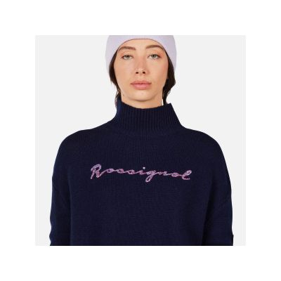 5. ROSSIGNOL W SIGNATURE SWEATER marineblauer Damenpullover