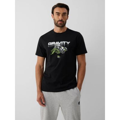 Herren-Regular-T-Shirt mit Print 4F 4FRAW26TTSHM4663-20S