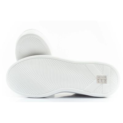 18. Karl Lagerfeld Kapri Herrenschuhe Sneakers Naturleder weiß