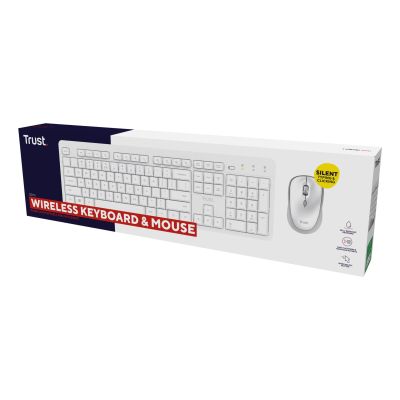 7. Tastatur + Maus Trust ODY II Wireless White US