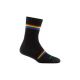 Darn Tough Prism Micro Crew Leichte Damensocken mit Polsterung – Schwarz, Größe: M