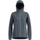 5. Wasserdichte Damenjacke Odlo X-ALP WATERPROOF Jacket, grau