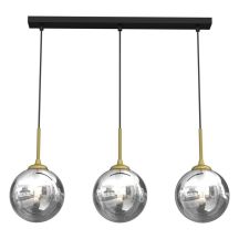 Pendelleuchte Bursa 3xE14 Linie Blau/Gold