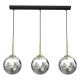 Pendelleuchte Bursa 3xE14 Linie Blau/Gold