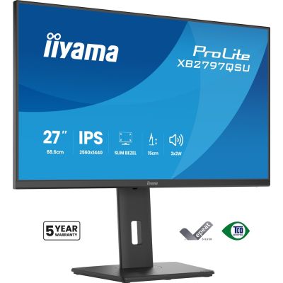 iiyama ProLite XB2797QSU-B1 Computermonitor 68,6 cm (27") 2560 x 1440 px Quad HD LED Schwarz