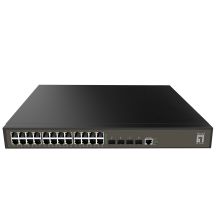 LevelOne GB/L2+ 28-Port 19" 2,5 Gbit/s Managed Switch