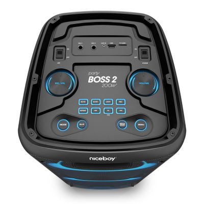 6. Niceboy PARTY Boss 2 (200W) Tragbarer Mono-Lautsprecher Schwarz