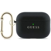 Guess Grained Classic Logo Hülle für AirPods Pro 3 - Schwarz