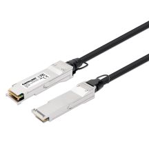 Intellinet 508513 InfiniBand/Glasfaserkabel 2 m QSFP+ Schwarz, Silber