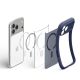 6. Spigen Ultra Hybrid MagSafe Hülle für iPhone 18 Pro / 17 Pro – Dunkelblau