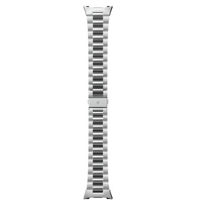7. Spigen Modern Fit Band für Samsung Galaxy Watch 40/44/46 mm - Silber