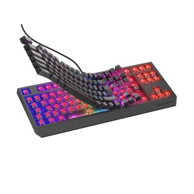 35. GENESIS THOR 230 TKL RGB MECHANISCHE GAMING-TASTATUR OUTEMU ROT SCHWARZ HOT SWAP