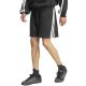 adidas Herren-Trikotshorts mit 3 Streifen, schwarz, KW2354