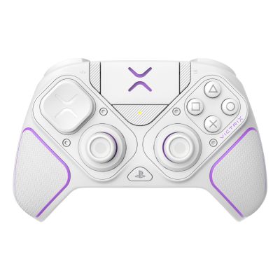 PDP 052-002-WH Gamecontroller, Lila/Weiß, RF/USB-Gamepad, Analog/Digital, PC, PlayStation 4, PlayStation 5