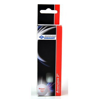 DONIC Avantgarde *** Tischtennisbälle 3er-Set weiß