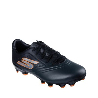 7. Skechers Razor 1.5 Academy FG Fußballschuhe Schwarz und Orange 252015 BKOR