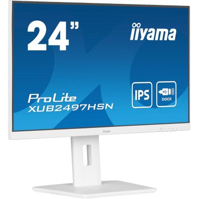 4. LCD-Monitor 23,8" iiyama ProLite XUB2497HSN-W2 60,5 cm 1920 x 1080 Pixel Full HD LED Weiß