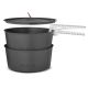 Primus 740310 Camping-Kochgeschirr-Set, 1,3 l, Aluminium, Schwarz